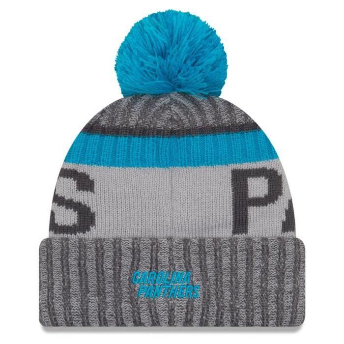 Bonnet D'hiver New Era Nfl Sideline 2017 - Carolina Panthers - Noir - Sportswear