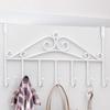 7 Hooks Over the Door Hanger Punch-free Coat Rack Overdoor Organizer Key Holder  Kitchen Bathroom