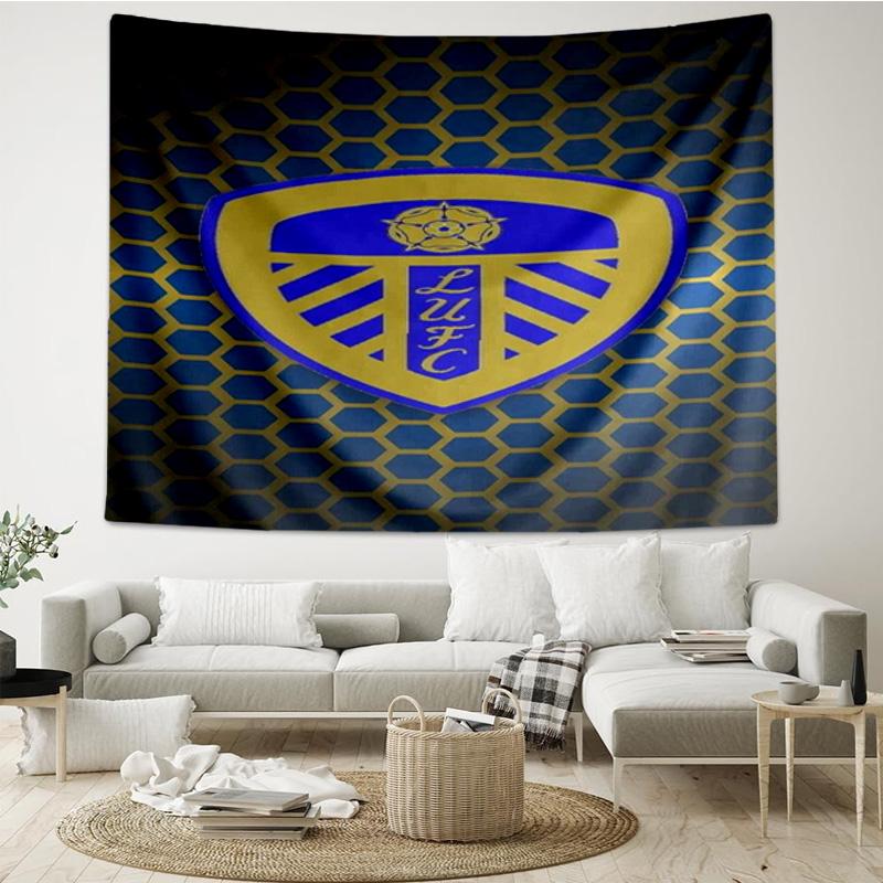 1PC Leeds Crest Design Printed Tapestry Room Decoration Wall Hanging for Living Room Bedroom, dormitory, Birthday and Christmas gifts