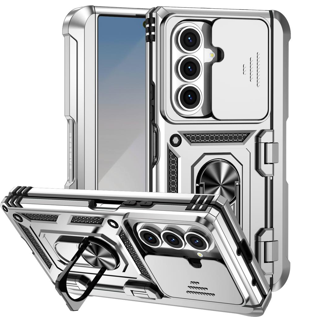 Для Samsung Z Fold 7 Fold7 Чехол Магнитное Кольцо-Подставка Автомобильная Слайдерная Защита Камеры Ударопрочный Чехол Для Samsung Galaxy Z Fold 7 Funda