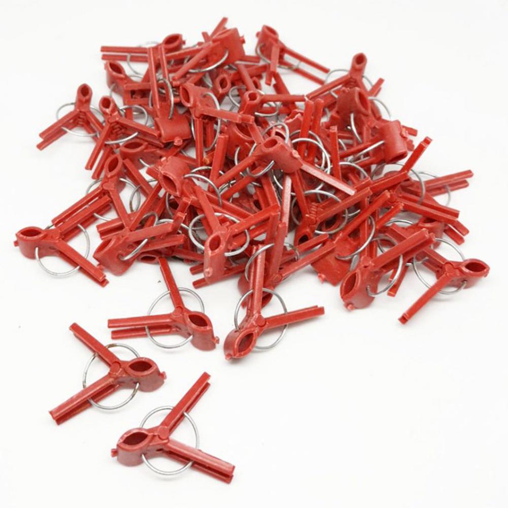 50 шт. пластиковые зажимы для прививки садовые овощи баклажаны помидоры виноградная лоза зажим