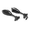 2Pcs Motorcycle Handlebar Mount Rearview Mirror with LED Turn Signal Lights