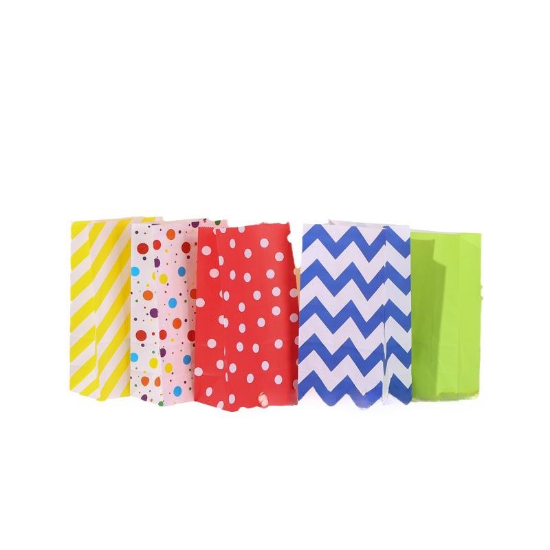 Пакеты для конфет из крафт-бумаги на заказ — красочные, милые, с квадратным дном