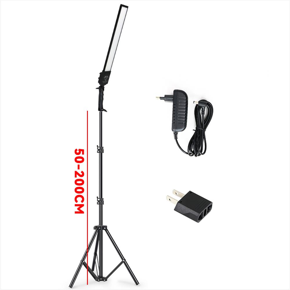 Светодиодная фотостудия 3200-5600K Видео заполняющая лампа световая панель для освещения фотографий со штативом для прямой трансляции Youtube Tiktok Volg
