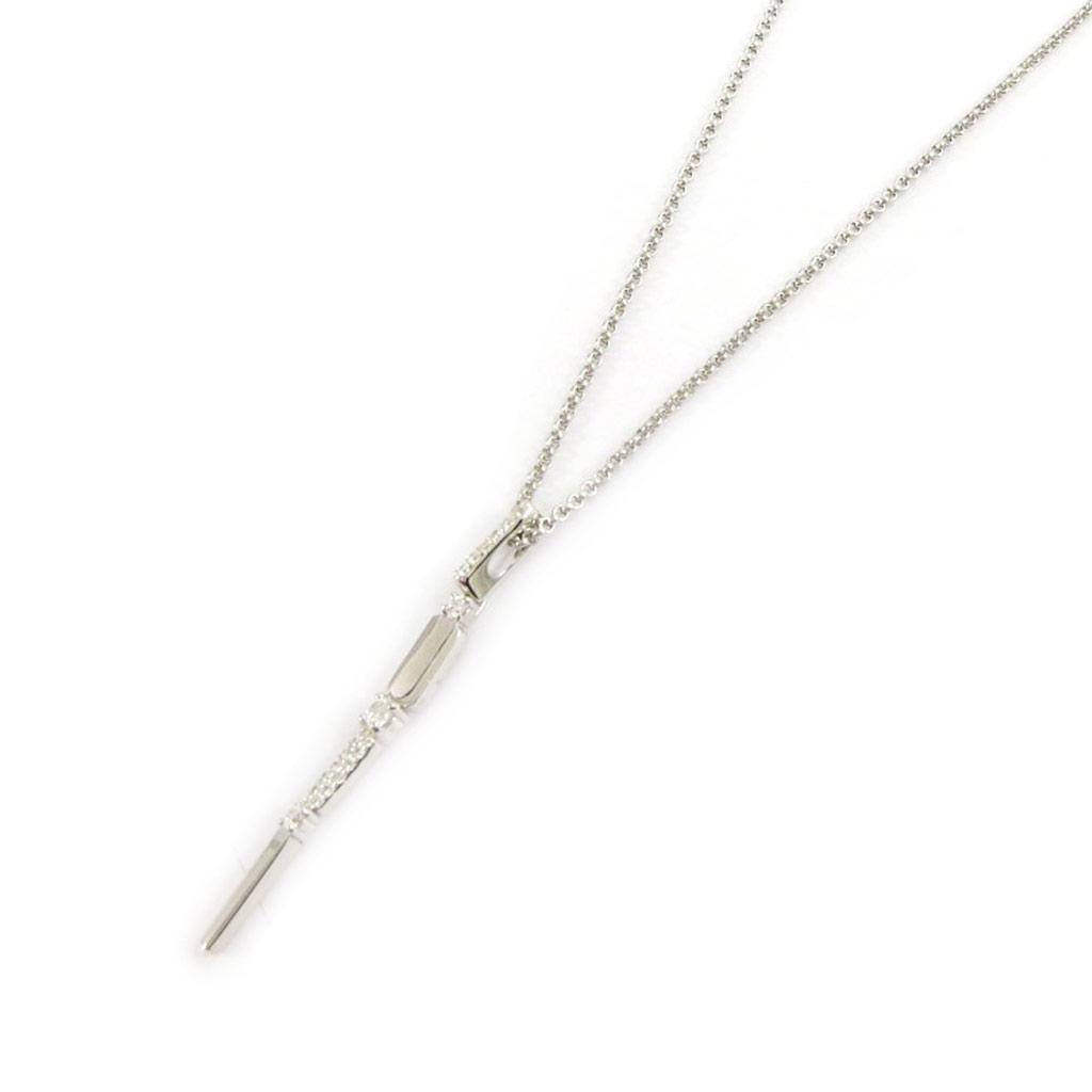 Altesse [L5368] — Белое серебряное ожерелье «Богиня»