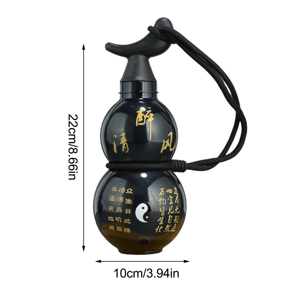 NEW 750ml Gourd Water Bottle Large Capacity Outdoors Leak-proof Water Sports Bottle King Wukong Drinking Cup Accessories