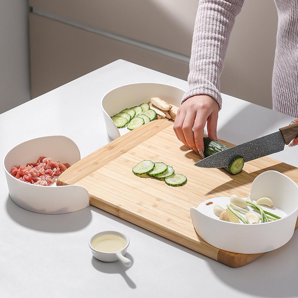 Односторонний открывающийся боковой поднос для блюд, который можно повесить вместе с ингредиентами для гарнира, классификация фруктов и овощей, противень для приготовления пищи - 3 предмета