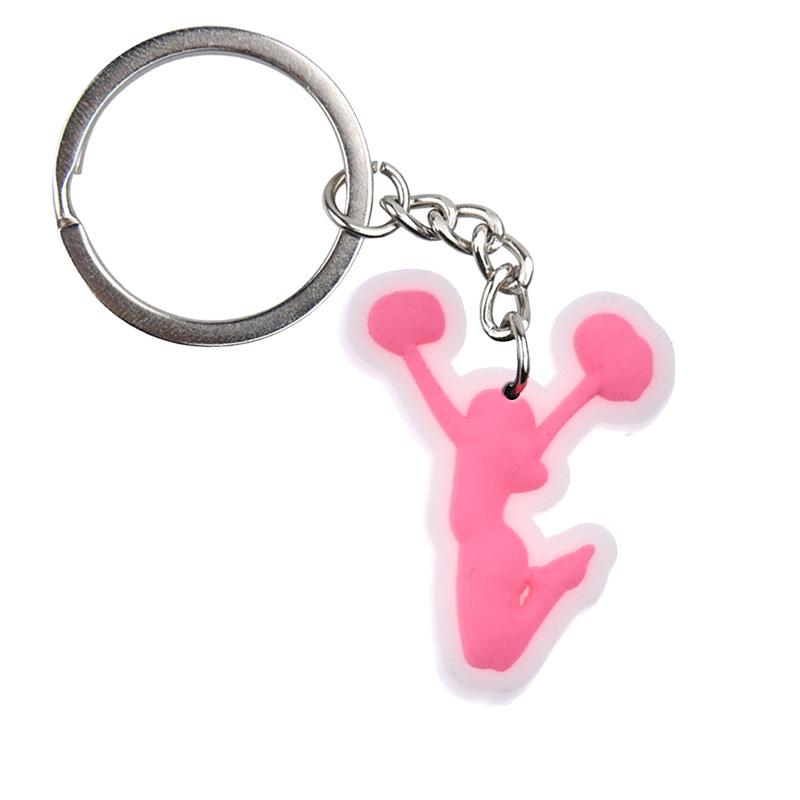 1 шт. новый модный брелок для ключей чирлидеры аплодируют трубе подвески женщины мужчины ювелирные изделия автомобильный брелок сувенир для подарка