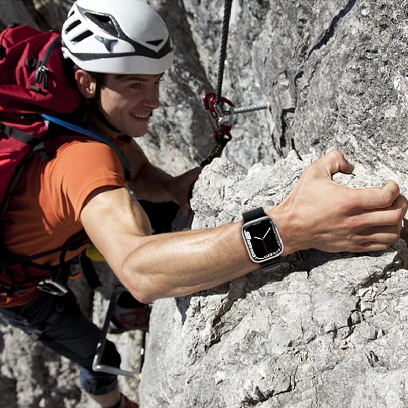 Ремешок Alpine Loop для Apple Watch ultra 45 мм, 41 мм, 44 мм, 40 мм, 49 мм, 42 мм, 38 мм, металлический браслет iWatch Ultra SE 8, 7, 6, 5, 4, нейлоновый ремешок