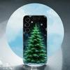 Счастливая Рождественская Елка Для Samsung Galaxy S25 S24 S23 Ultra S22 S21 Plus S20 Черный Мягкий Силиконовый Защитный Чехол