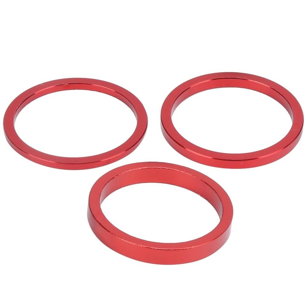 9Pcs 28.6mm Bike Headset Spacer Aluminium Alloy Bicycle Stem Cap Set  for Bicycle Front Fork