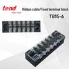 Клеммная колодка Taiwan TANDAR TB15-6, 15 А, 250 В переменного тока, максимальное напряжение 600 В.
