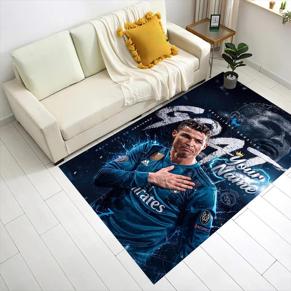 Cristiano Ronaldo (32) Customizable Name Floor Mat Suitable for Game Room Study room Hallway Decorate room Antislip Carpet Decorate Offices