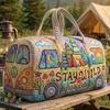 3D Ретро сумка-баул VW Bus для путешествий и спортзала: Мода для коротких дистанций