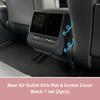 Rear Air Outlet Kick Mat for Tesla Model Y Juniper 3 Highland Armrest Protective Cover Rear Screen Protector Frame Interior Acce