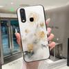 Красивый Цветок Милые Кошки Чехол Для Vivo Y11 2019 1906 Y12 Y17 Y15 Y19 Закаленное Стекло Чехол Для Телефона Защитная Крышка Жесткий Корпус