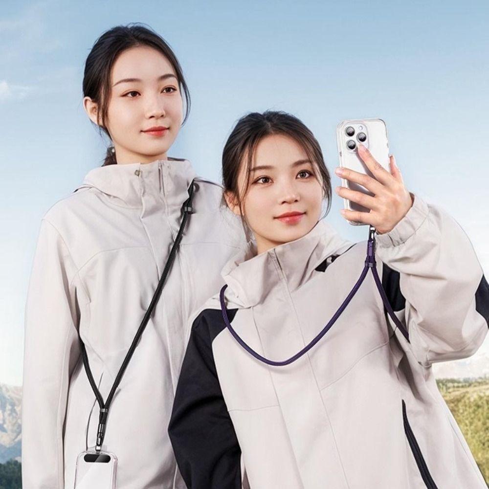 Adjustable Lanyard Woven Hanging Wrist Straps Cell Phone Accessories Hanging Rope  Men Women