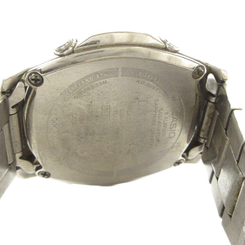 Casio Часы Lineage Solar Black Date Серебристого цвета LCW-M100TS, Питание от солнечной энергии, Циферблат, Календарь, Аналого-цифровые, GY11 /MQ