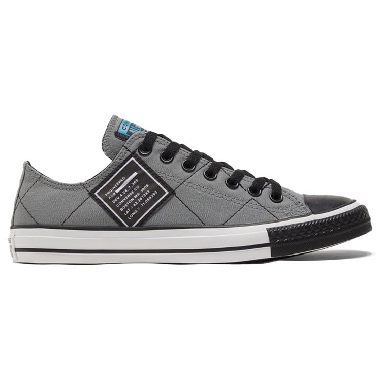 Converse Chuck Taylor All Star Удобные Повседневные Модные Прочные Легкие Амортизирующие Низкие Кеды Унисекс серый 169601C