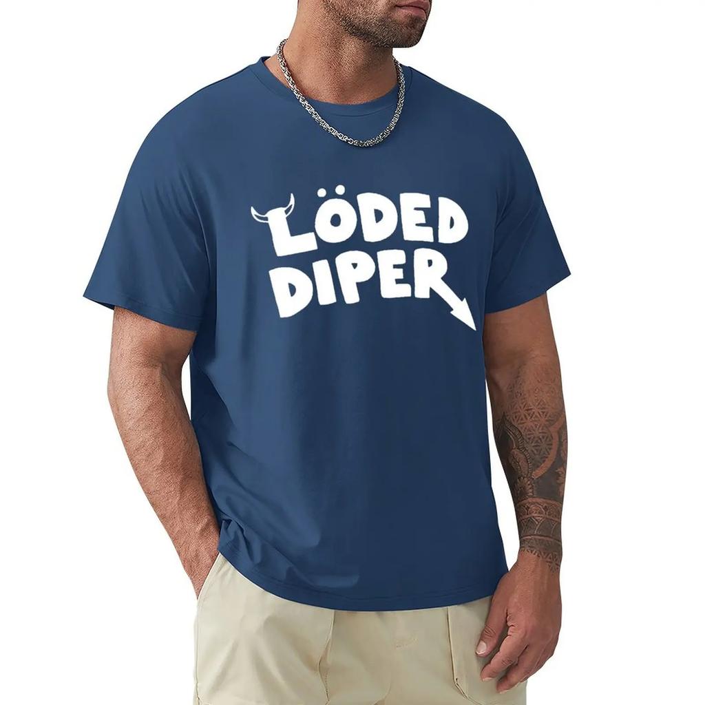 Футболка LODED DIPER DIARY OF A WIMP KID Футболка Harajuku с коротким рукавом Футболка с графикой из 100% хлопка