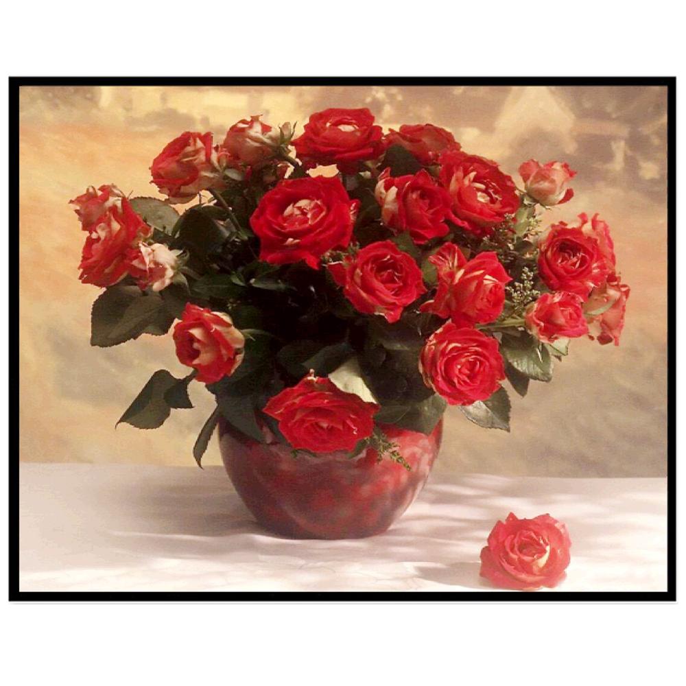 5D алмазная живопись Роза Ваза Diy декоративная алмазная живопись птица цветок вышивка крестиком садовая Алмазная вышивка украшение дома