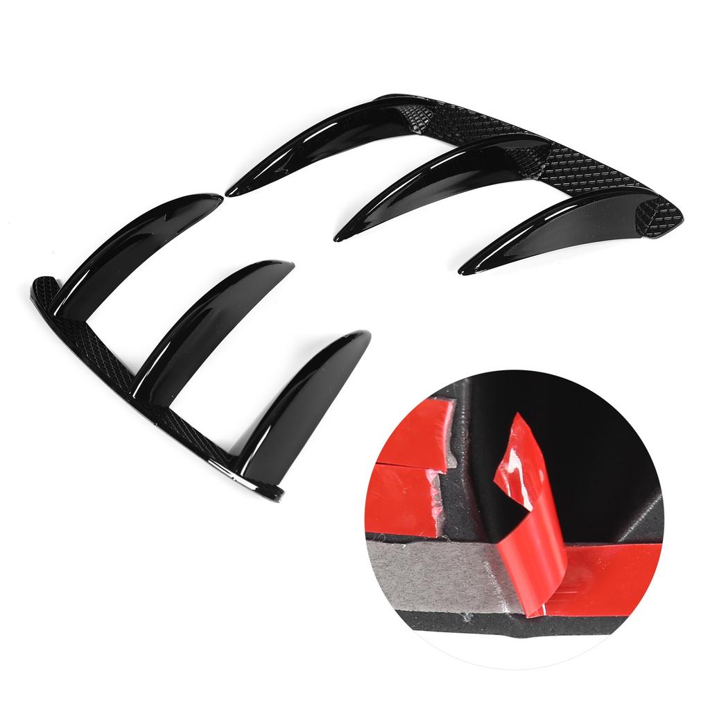 Rear Bumper Lip Splitter Canards Vents Replacement for Mercedes Benz W176 A200 A250 A260 A45