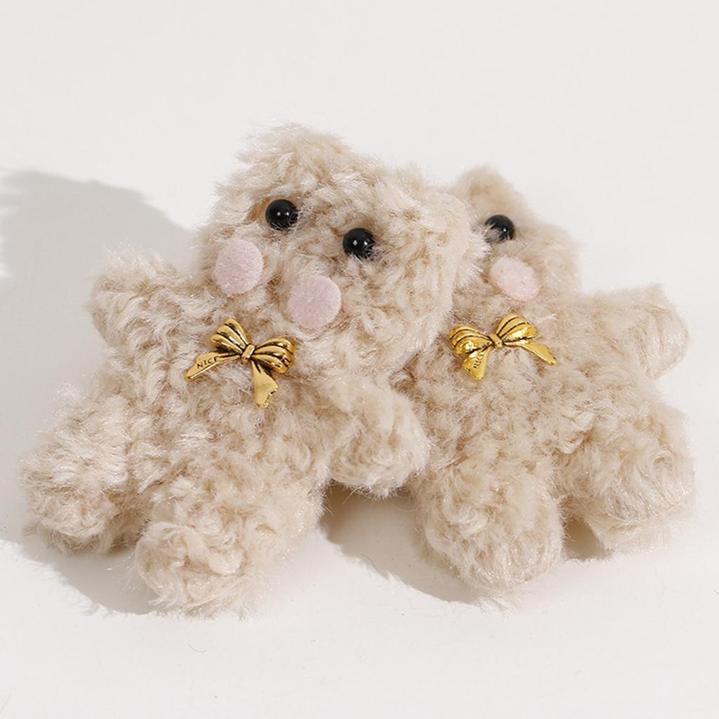 Милая мультяшная брошь-медведь Аксессуары для детской одежды и сумок Универсальный головной убор в виде медведя Украшение для сумки и одежды