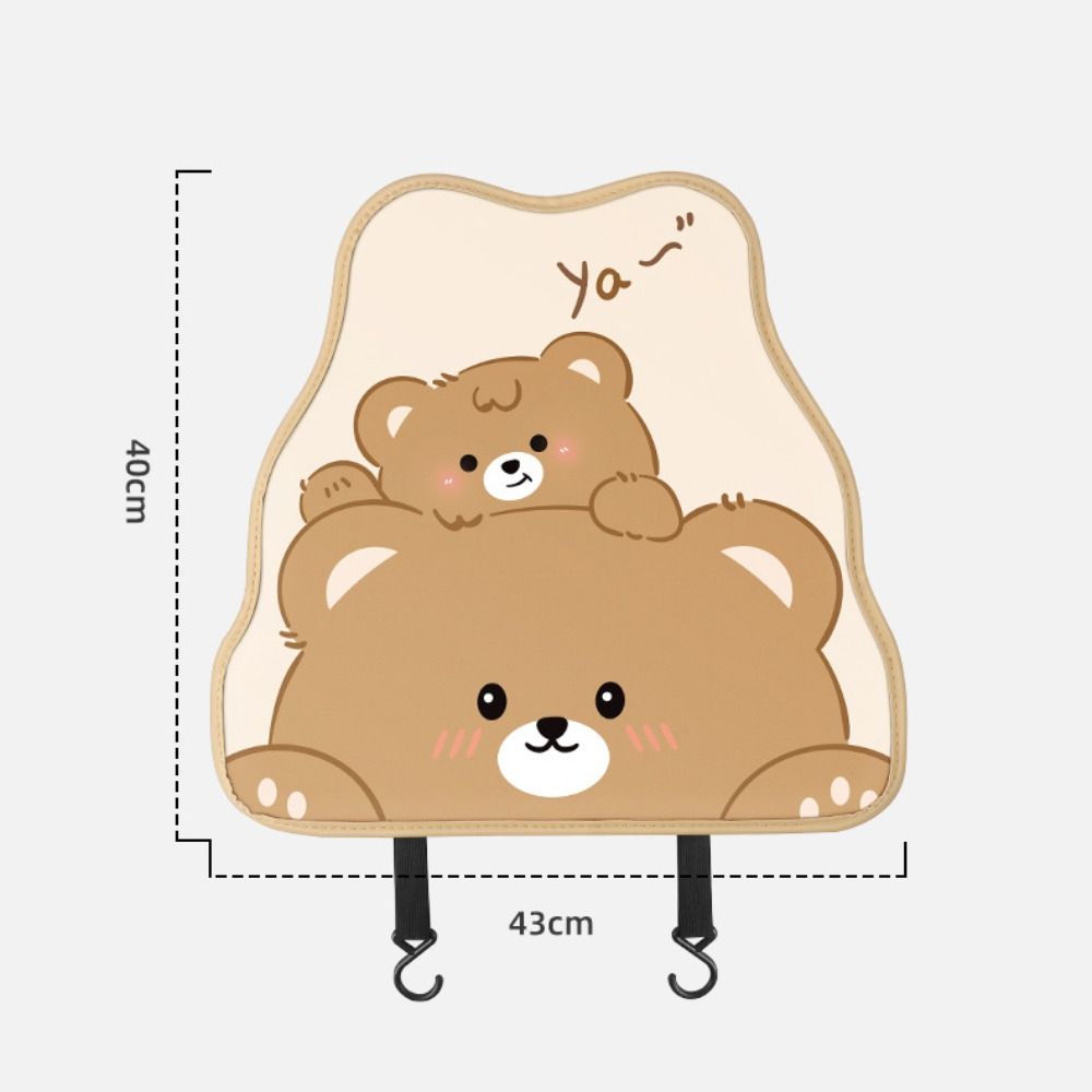 Cartoon Car Seat Back Protection Pad Car Seat Anti-kick Pad Car Interior Accessories