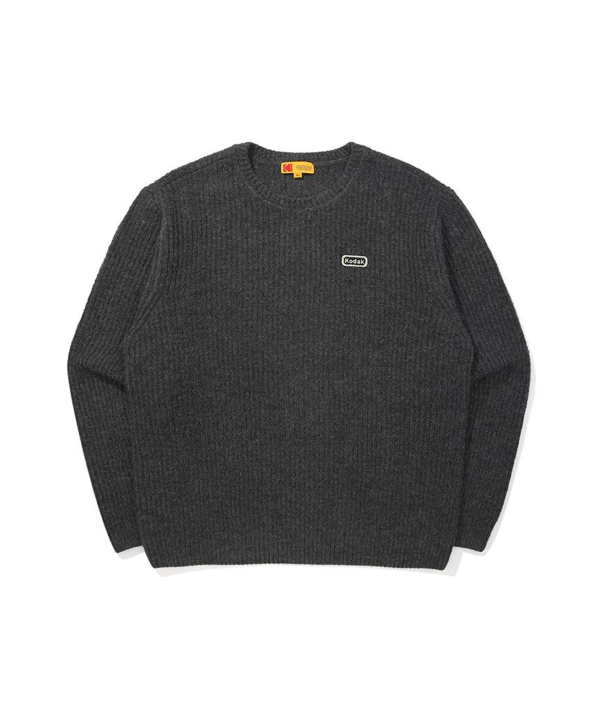 KODAK Soft Wool Knit Sweatshirt Black