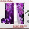 2D flat Photography Backdrop Popular Background cloth Butterfly and Purple Flowers 100% Polyester Holiday Decorations for