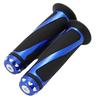 Nakira Next Generation Style Custom Grip with Bar Ends, Aluminum, for Motorcycles, Diameter 0.9 Inches (22.2 Mm), Bule