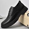 Повседневная обувь из натуральной кожи Elegantes Men Lace Up Oxford Shoes Outdoor Business Men's Dress Shoes Handmade Man Formal Flats