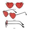 Metal Frame UV400 Protection Heart-Shaped Glasses Women Heart Sunglasses Eyewear Polarized Glasses