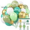 New Year Matte Glitter Metallic Latex Balloon Set for Decorative Photo Atmosphere