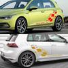 Наклейка «Спортивные решетки» для Volkswagen-POLO Golf CC GTI-R LINE-R WRC-TSI Декор боковой двери кузова автомобиля Виниловая наклейка Наклейка для самостоятельного наклеивания