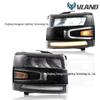 Chevrolet Silverado 07-13 LED Headlight Assembly with Flowing Turn Signal