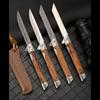 Damascus Folding Kitchen Knife Carving Knife Fruit Knife Forged Pocket Knife Stainless Steel Chef Knife Kitchen Butcher Knife Kitchen Tools