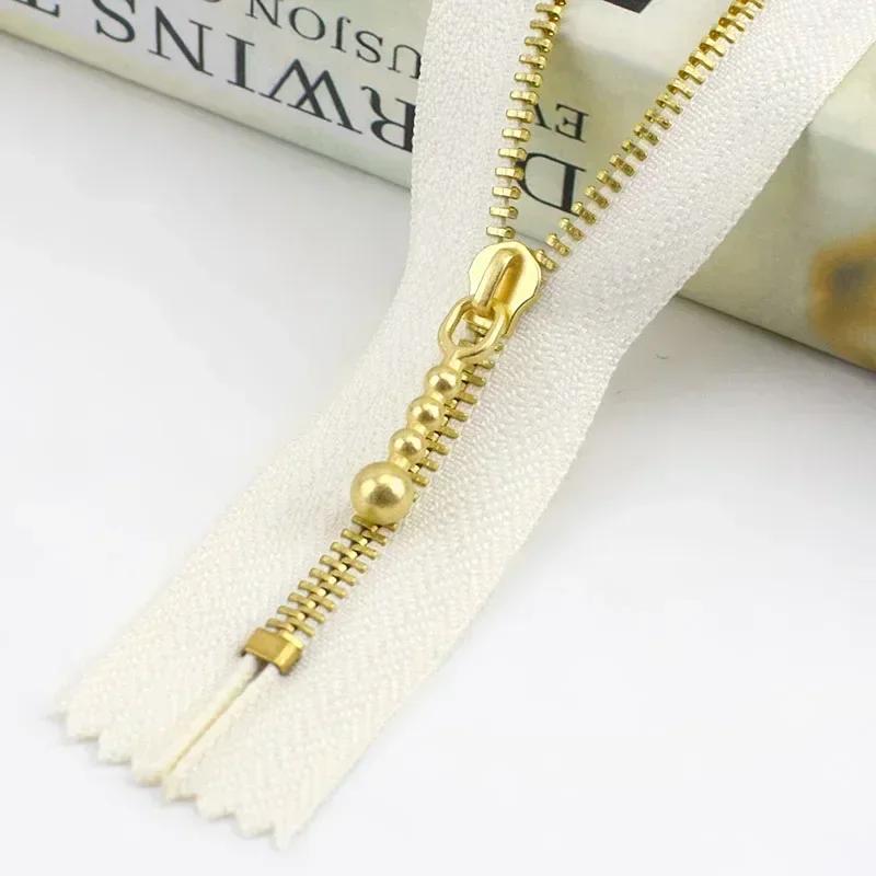 5/10/20Pcs Meetee 3# 12-40cm Close-end Zip Metal Zipper Clothes Auto Lock Zippers Jeans Pocket Zips Repair Tailor DIY Accessory