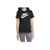Sportswear Comfortable Soft Breathable Short Sleeve T-Shirt Kids Tops Black FZ5178-010
