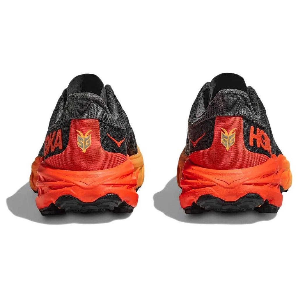 HOKA Speedgoat 5 Castlerock Flame Мужские кроссовки черные 1123157-CFLM