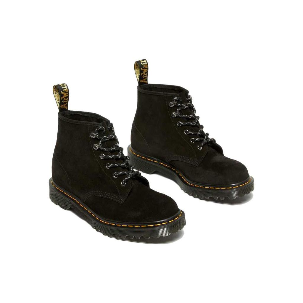 Dr. Martens Leather Comfortable Versatile Short Martin Boots Unisex Boots Black 27777001