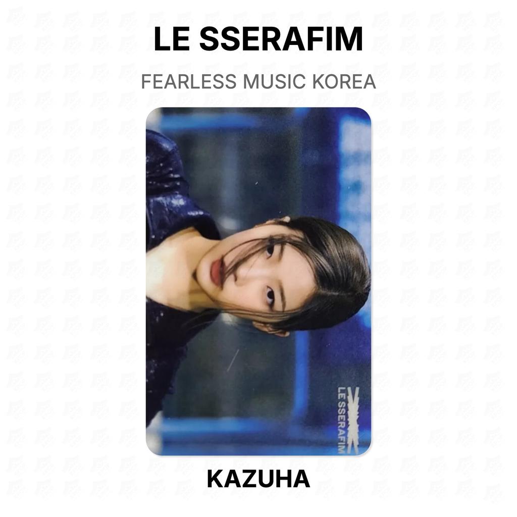 LE SSERAFIM Официальная фотокарточка FEARLESS MUSIC KOREA