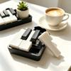 Fun Creative Mini Piano Key Fidget Toy 3D Printed Tactile Click Design Relax Fidget Stress Relief Pendant For Office Daily Carry