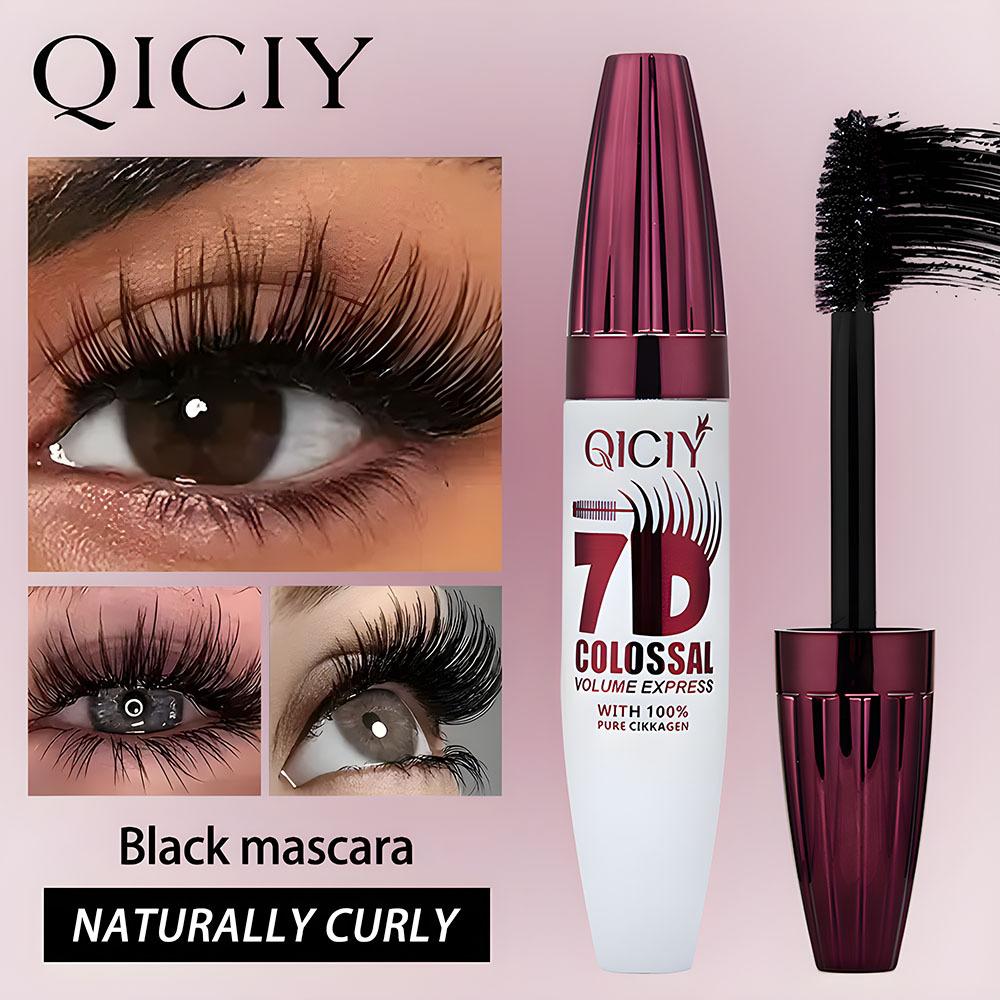 7D Volumizing Mascara Super Black Водостойкая Стойкая Тушь Удлиняющая Подкручивающая Тушь Для Глаз Черная Для Всех Типов Кожи Макияж Для Увеличения Глаз