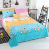 Простыни из хлопка и льна Four Seasons King Queen Size Постельное белье с цветочным принтом Простыня для взрослых Бытовой матрас Чехол от пыли