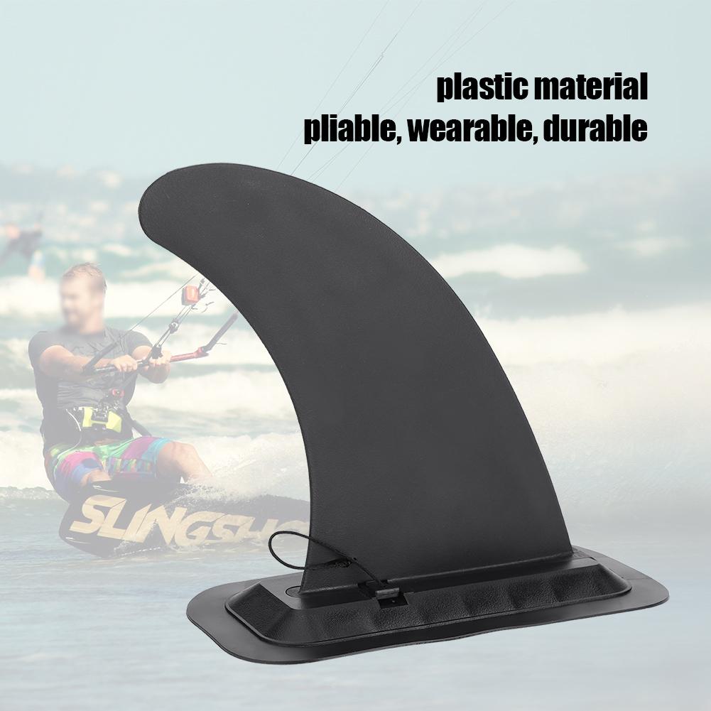 2 Pieces Detachable Surfboard Tail Rudder Plastic Surfing Watershed Fin