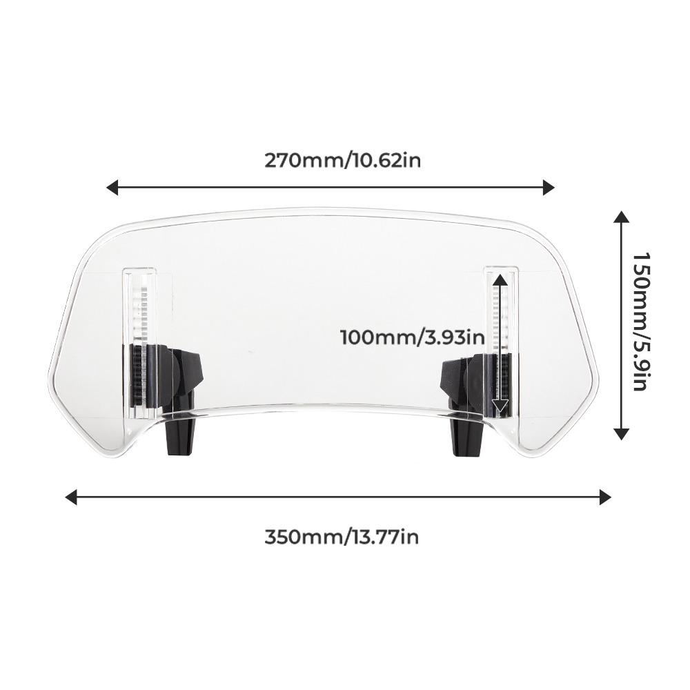 Universal Motorcycle Windshield Adjustable Angle Motorcycle Wind Screen Motorcycle