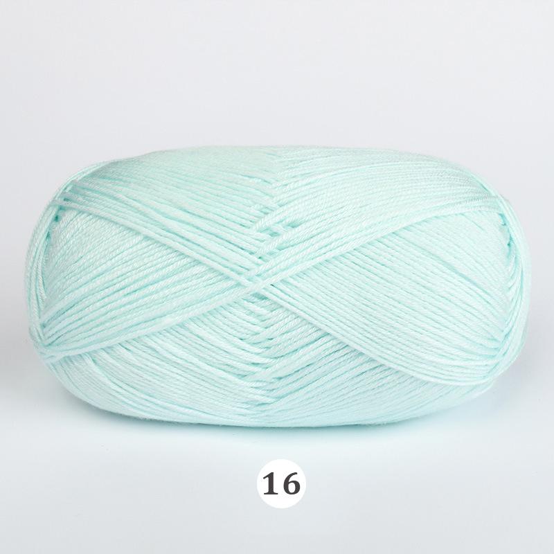 50g/Ball DIY Crochet Yarn Hand Woven Yarn Knitted Fabric Natural Bamboo Cotton Baby High Quality
