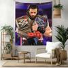 Roman Reigns2 Wall Decor Tapestry Art For Pet Memorial Birthdaywedding Party Backdrop Family Gift