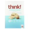 Think!, Snack Protein Bar, Cupcake Batter, 10 Bars, 40G (1.41Oz) Each